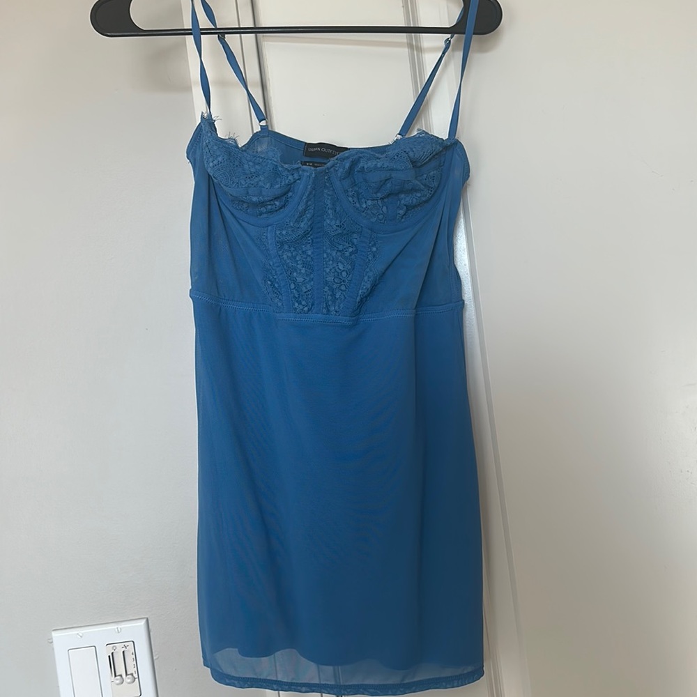 Mini blue urban outfitters dress